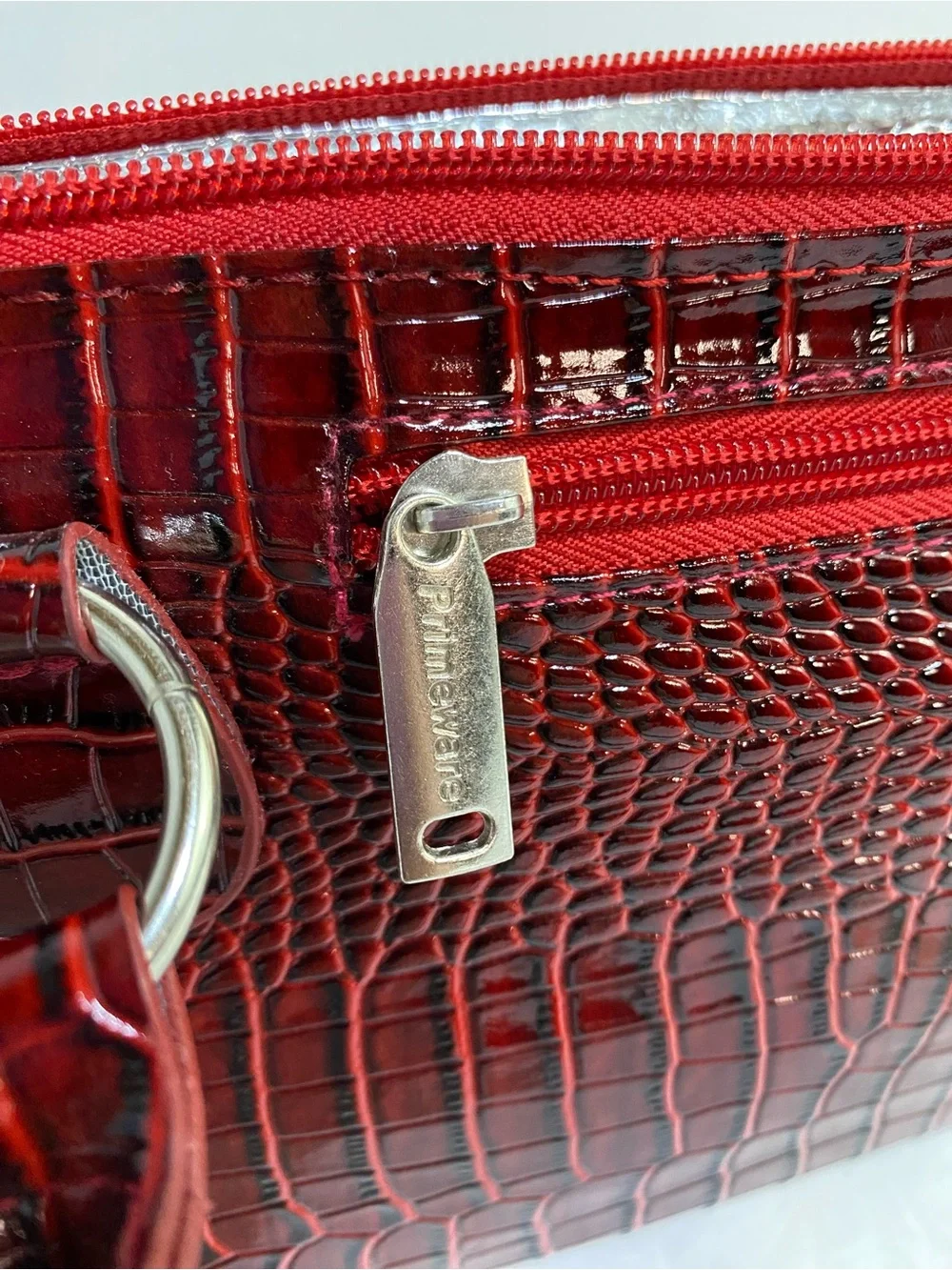 Prime ware Wine Bag Insulated Red Travel Picnic Bag